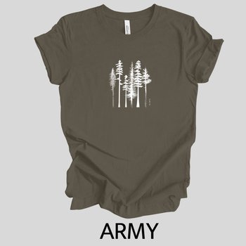 Tree Tee Shirt || Tree Lover T-Shirt || Forest T-shirt || Gender Neutral Gift || Forest Eco Tee