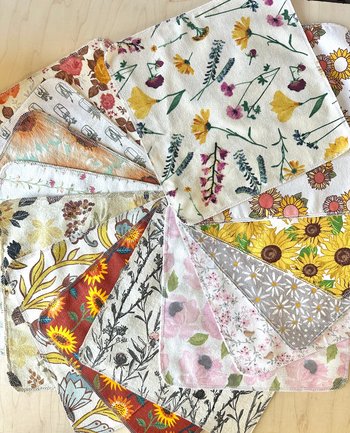 Flower Bouquet Paperless Towels || Reusable Paper Towels || Zero Waste Kitchen 12x12 Sheets || Mothers Day Gift Idea || Classic Collection