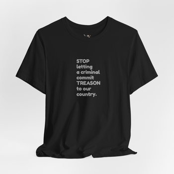 Treason T-Shirt || Stop Treason Tee Shirt ||  humanitarian T-shirt