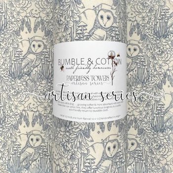 Moonlit Owls Paperless Towels || Artisan Series || Katie O’Shea